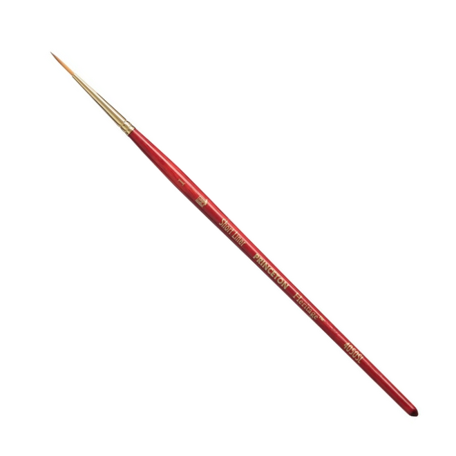 Princeton Heritage Synthetic Sable Watercolor & Acrylic Brush - Short Liner 1