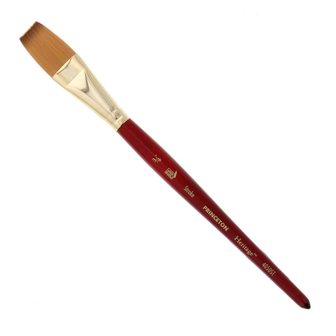 Princeton Heritage Synthetic Sable Watercolor & Acrylic Brush - Stroke 3/4''