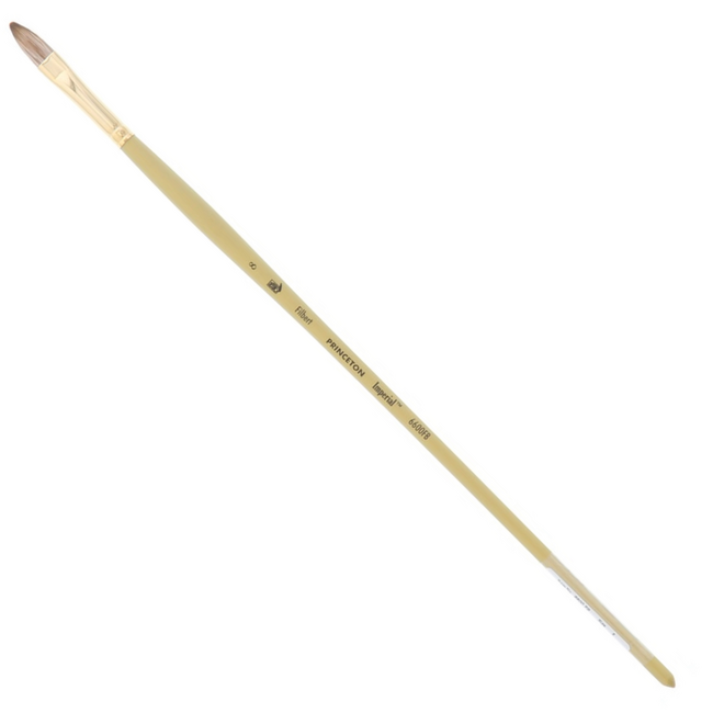 Princeton Imperial Synthetic Mongoose Oil & Acrylic Brush - Filbert 8