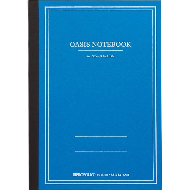 Itoya Profolio Oasis Notebook  A5 Sky Blue