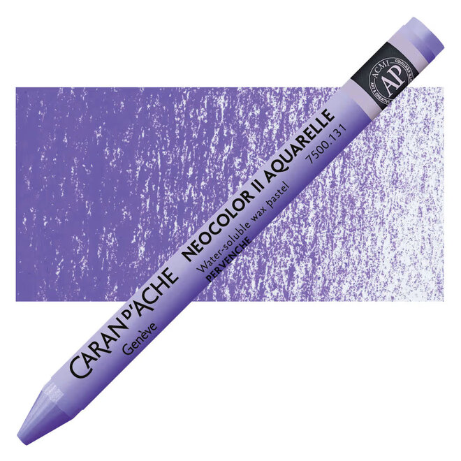 Caran d'Ache: NeoColor II Aquarelle Water Soluble Wax Pastel - 131 Periwinkle Blue