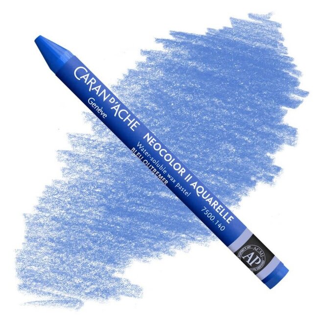 Caran d'Ache: NeoColor II Aquarelle Water Soluble Wax Pastel - 140 Ultramarine