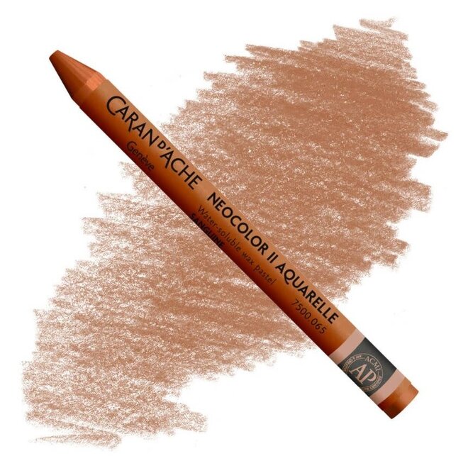 Caran d'Ache: NeoColor II Aquarelle Water Soluble Wax Pastel - 065 Russet