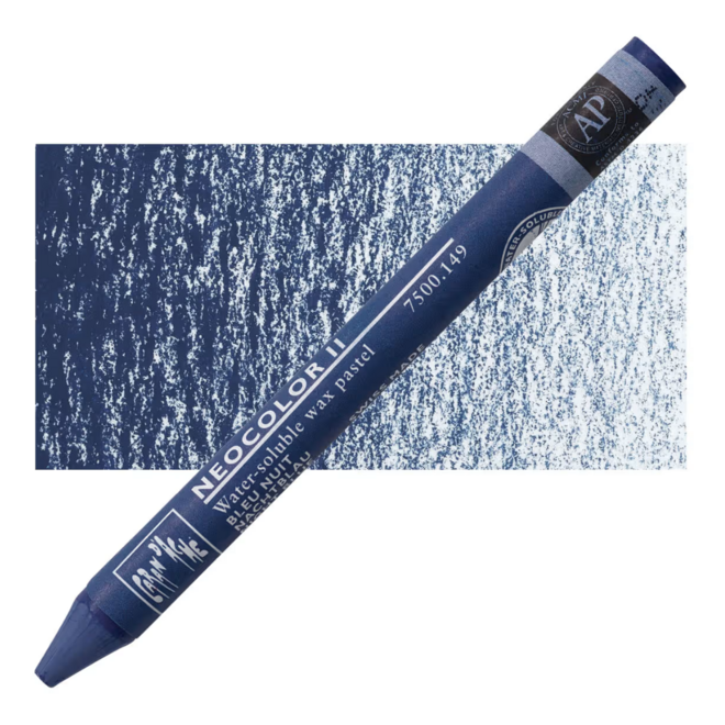 Caran d'Ache: NeoColor II Aquarelle Water Soluble Wax Pastel - 149 Night Blue