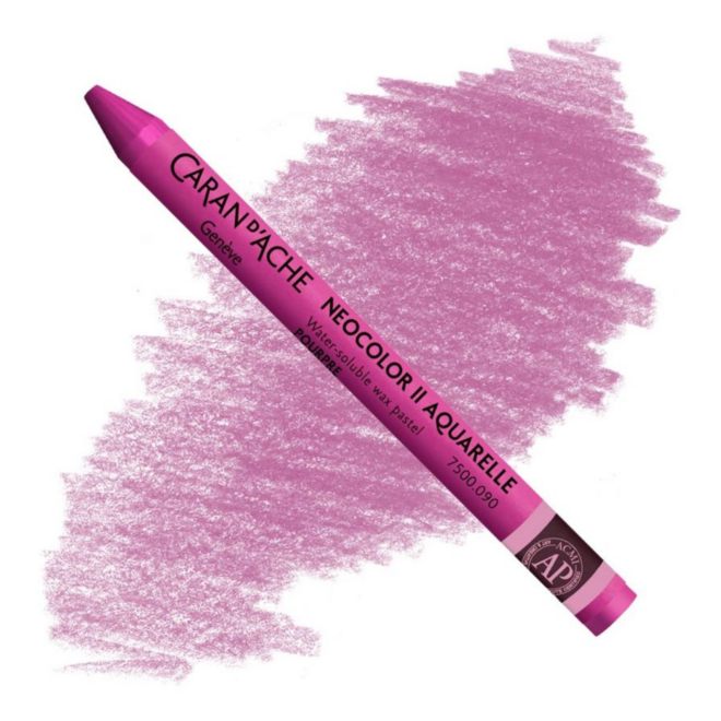 Caran d'Ache: NeoColor II Aquarelle Water Soluble Wax Pastel - 090 Purple