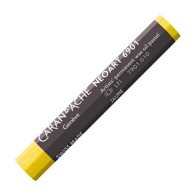 Caran d'Ache: NeoArt 6901 Artist's Wax Oil Pastel - 010 Yellow