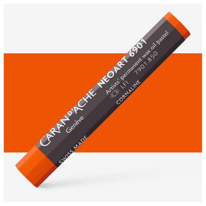Caran d'Ache: NeoArt 6901 Artist's Wax Oil Pastel - 850 Cornelian
