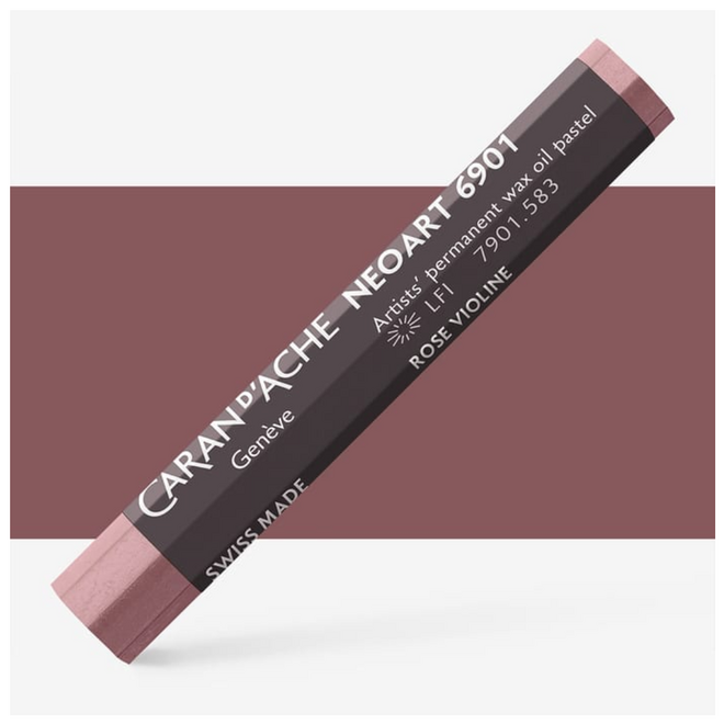 Caran d'Ache: NeoArt 6901 Artist's Wax Oil Pastel - 583 Violet Pink