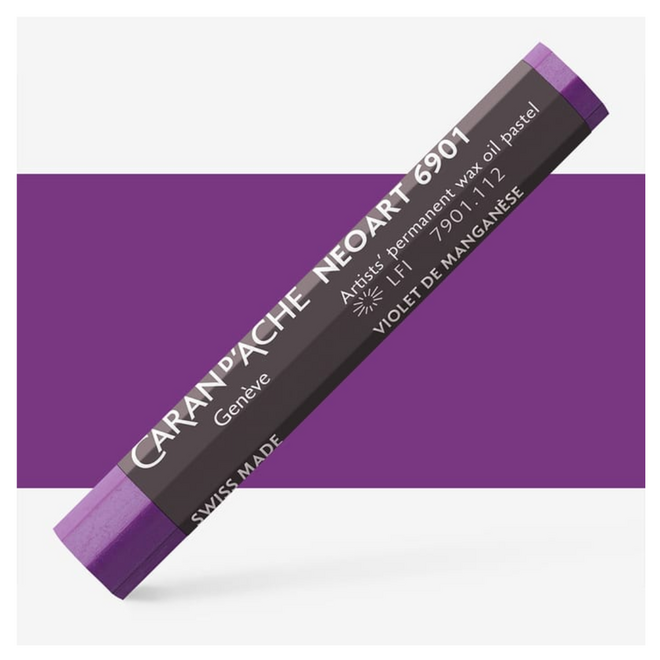 Caran d'Ache: NeoArt 6901 Artist's Wax Oil Pastel - 112 Manganese Violet