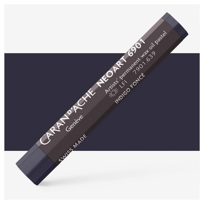 Caran d'Ache: NeoArt 6901 Artist's Wax Oil Pastel - 639 Dark Indigo