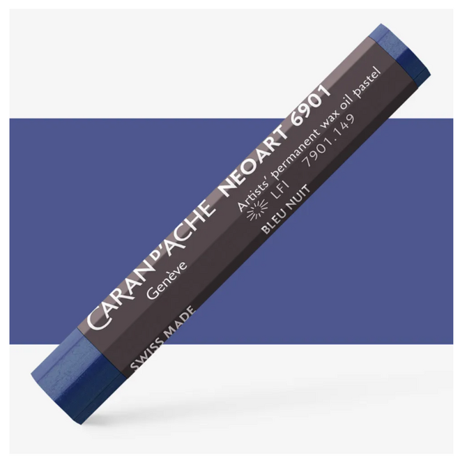 Caran d'Ache: NeoArt 6901 Artist's Wax Oil Pastel - 149 Night Blue
