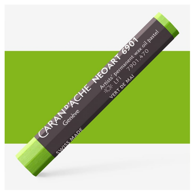 Caran d'Ache: NeoArt 6901 Artist's Wax Oil Pastel - 470 Spring Green