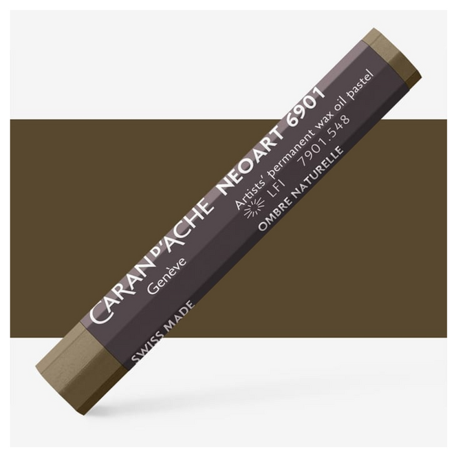 Caran d'Ache: NeoArt 6901 Artist's Wax Oil Pastel - 548 Raw Umber