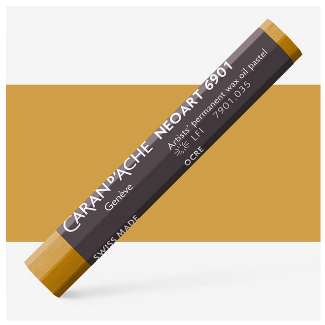 Caran d'Ache: NeoArt 6901 Artist's Wax Oil Pastel - 035 Ochre