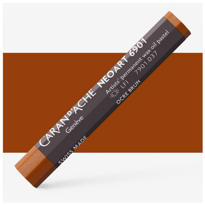 Caran d'Ache: NeoArt 6901 Artist's Wax Oil Pastel - 037 Brown Ochre