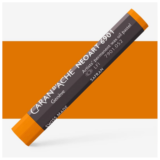 Caran d'Ache: NeoArt 6901 Artist's Wax Oil Pastel - 052 Saffron