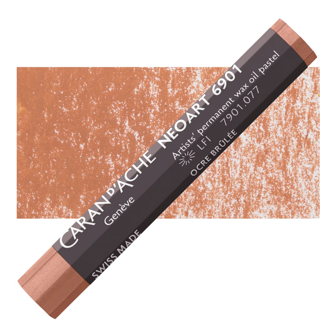Caran d'Ache: NeoArt 6901 Artist's Wax Oil Pastel - 077 Burnt Ochre