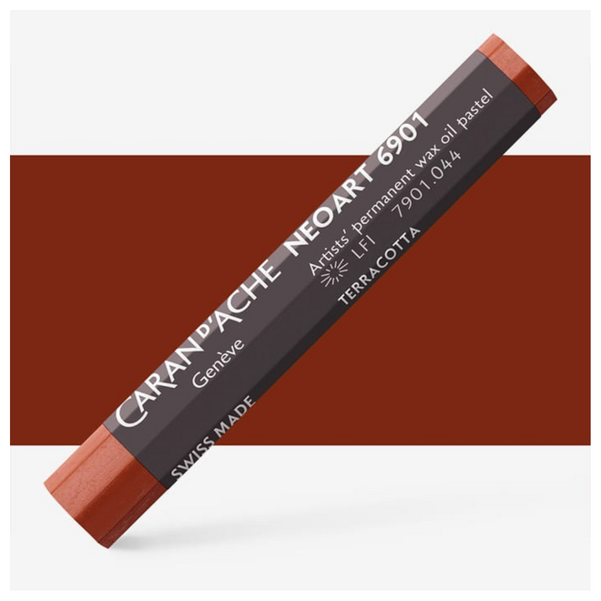 Caran d'Ache: NeoArt 6901 Artist's Wax Oil Pastel - 044 Terracotta