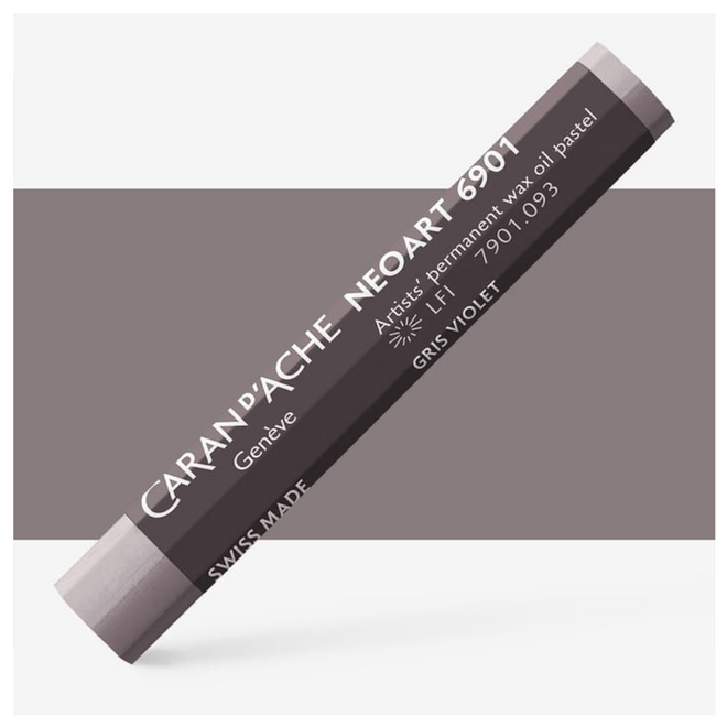 Caran d'Ache: NeoArt 6901 Artist's Wax Oil Pastel - 093 Violet Grey