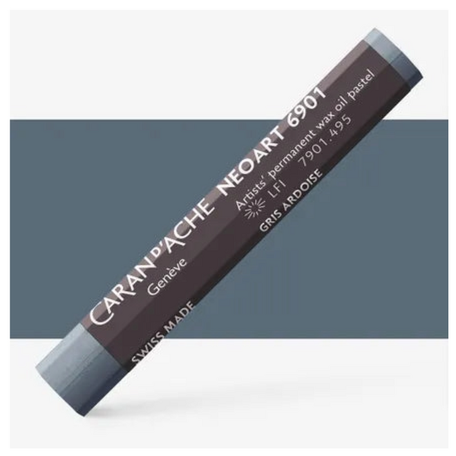 Caran d'Ache: NeoArt 6901 Artist's Wax Oil Pastel - 495 Slate Grey