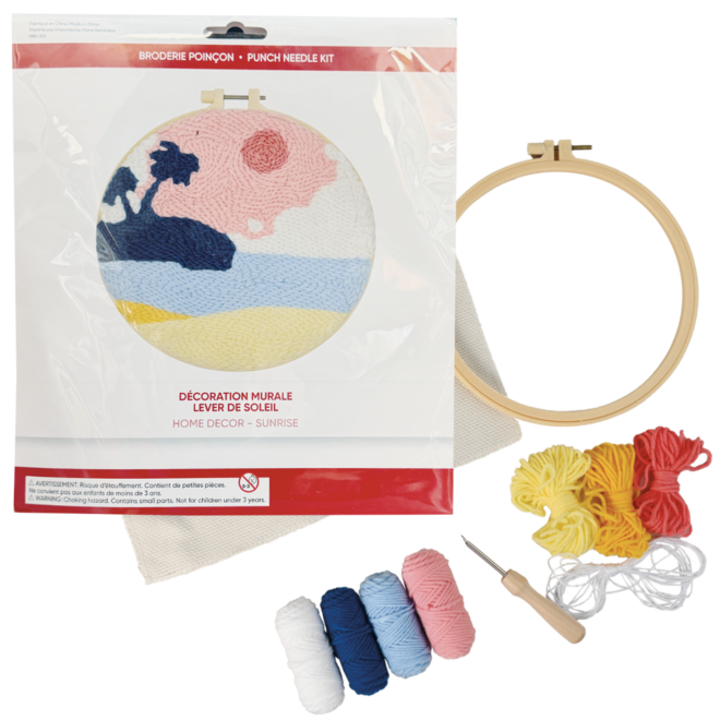 Punch Needle Embroidery Kit - Sunrise