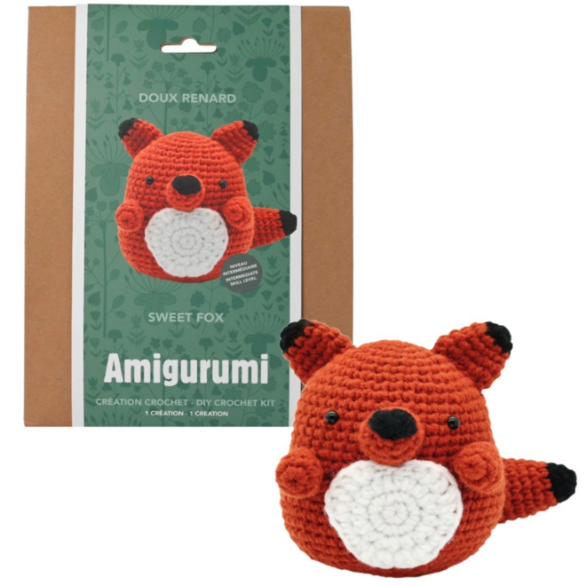 Amigurumi DIY Crochet Kit - Sweet Fox