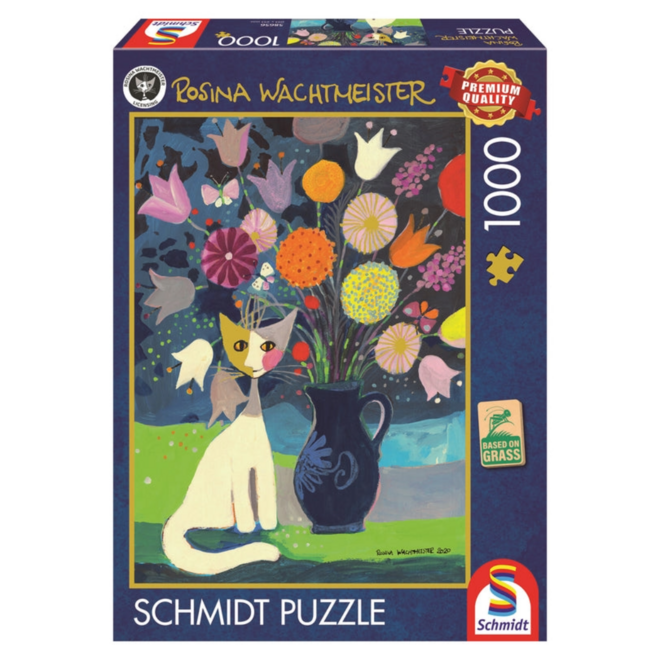 Schmidt Puzzle, 1000pc - Rosina Wachtmeister: White Cat