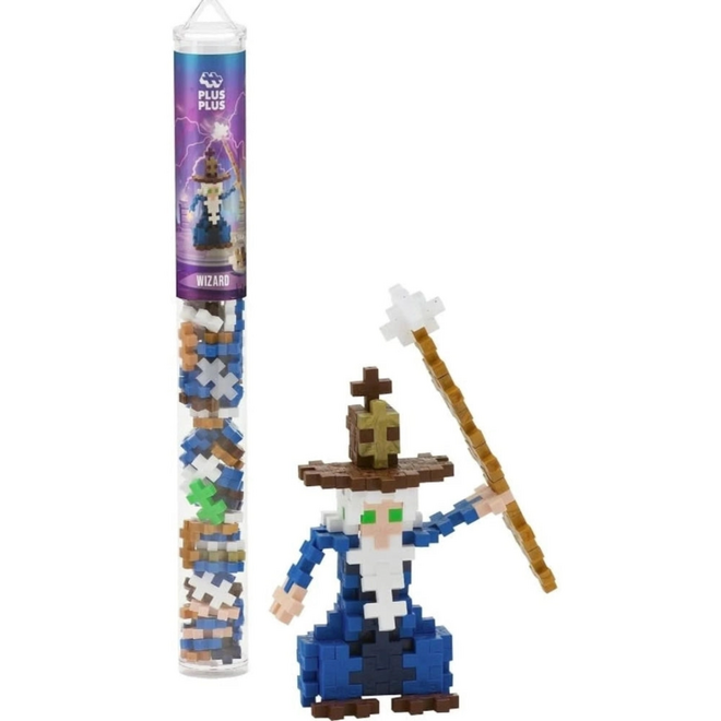 Plus Plus Tube Building Set, 70pc - Wizard