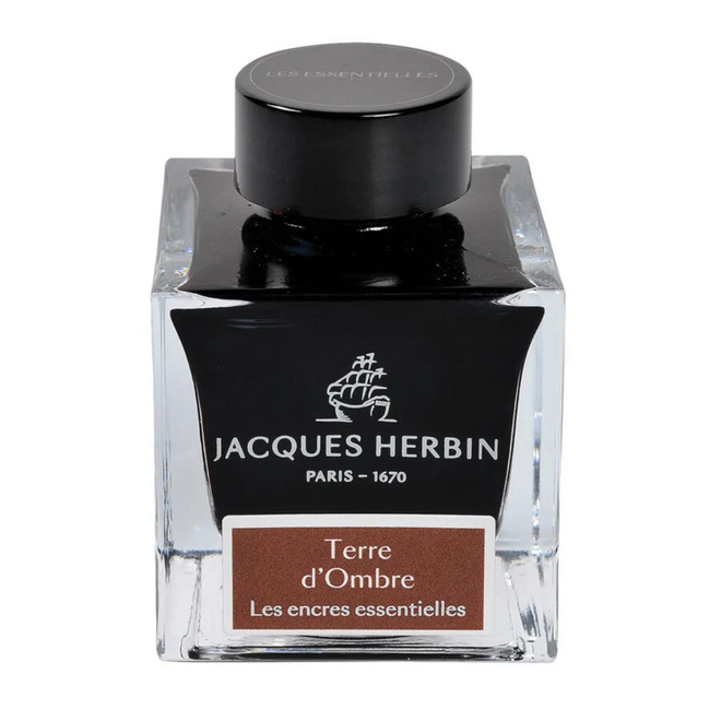 Jacques Herbin Writing Ink Essentielle, 50ml - Umber Earth