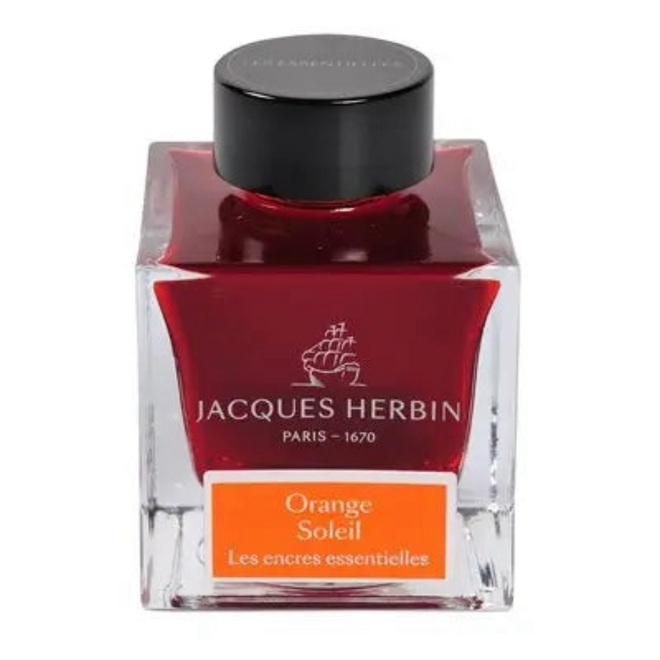 Jacques Herbin Writing Ink Essentielle, 50ml - Sun Orange