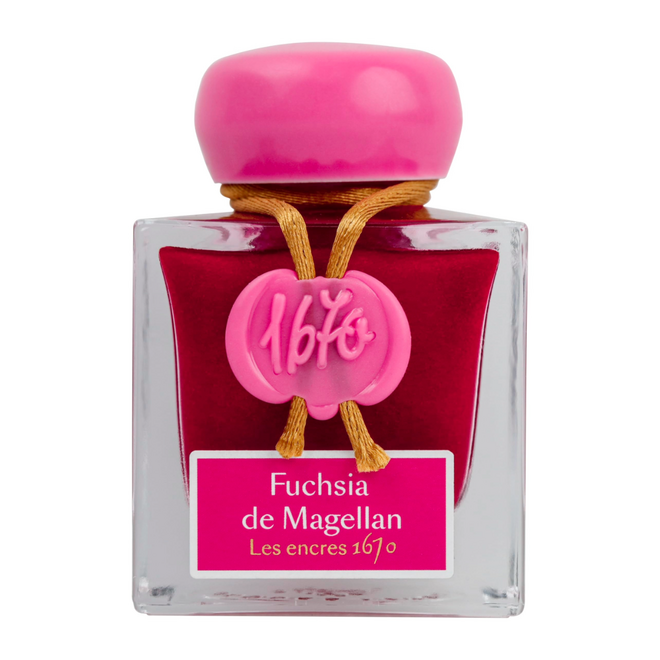 Jacques Herbin 1670 Anniversary Writing Ink, 50ml - Magellan Fuchsia