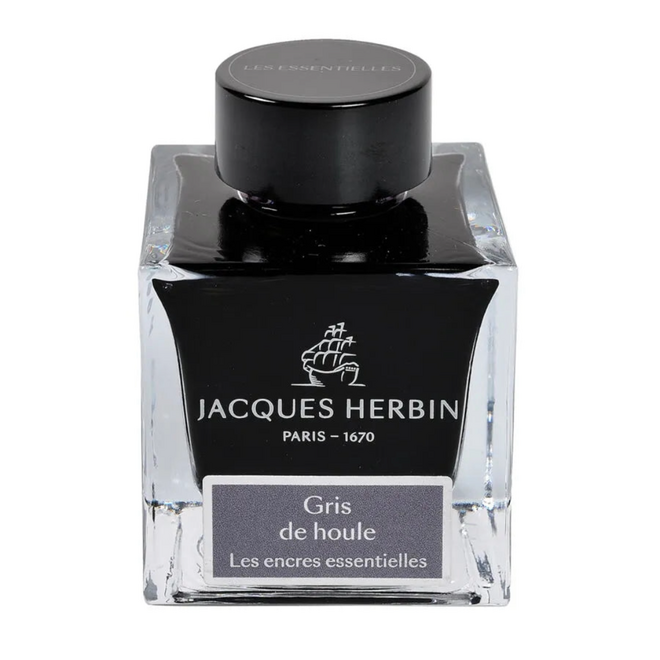 Jacques Herbin Writing Ink Essentielle, 50ml - Stormy Gray
