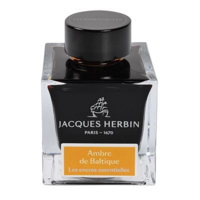 Jacques Herbin Writing Ink Essentielle, 50ml - Baltic Amber