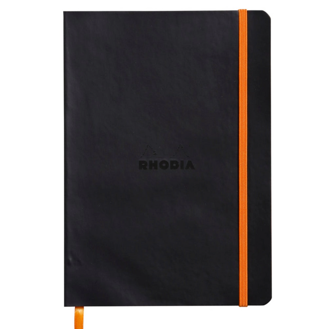 Rhodiarama - Softback Lined - Black 5.75X8.5