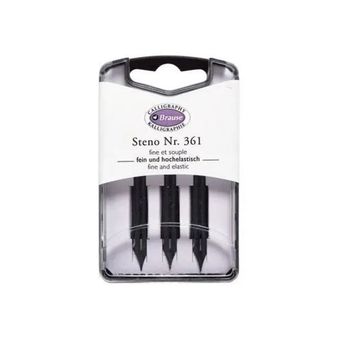 Brause Steno: 3x Flexible Writing Nibs