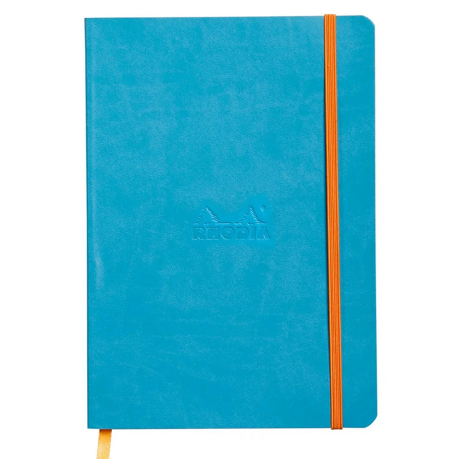 Rhodiarama - Softback Lined - Turquoise 5.75X8.5