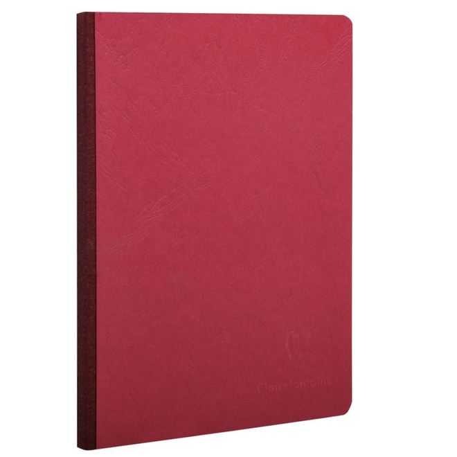 Clairefontaine Agebag Softcover Notebook - 90g, 14.8x21cm, 192pg - Red