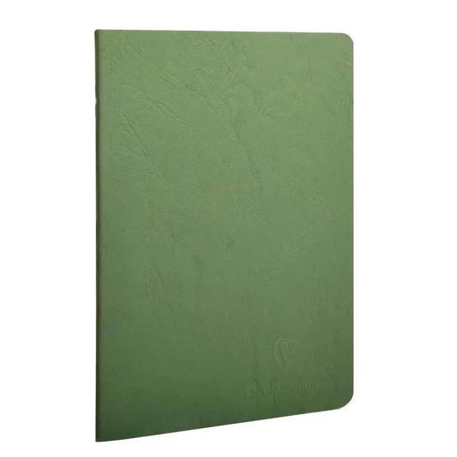 Clairefontaine AgeBag Softcover Notebook - 90g, A5, 96pg, Lined - Green