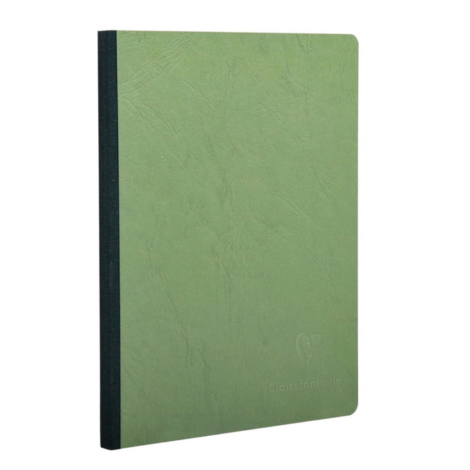 Clairefontaine AgeBag Softcover Notebook - 90g, 14.8x21cm, 192pg, Lined - Green