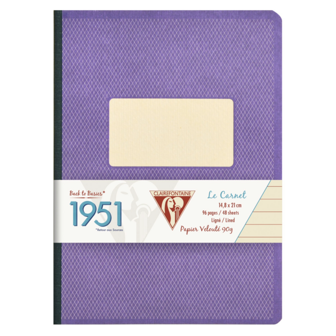 Back to Basics 1951: Le Carnet Notebook - A5, 192pg, Lined, 90g - Ships in a Random Colour