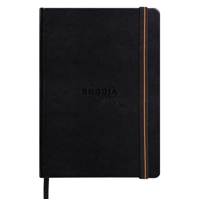 Rhodia Touch: Hardcover Mixed Media Sketchbook - Cold Pressed, 250g, 40pg, A5 - White