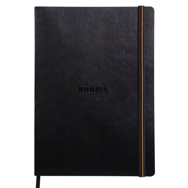 Rhodia Touch: Hardcover Mixed Media Sketchbook - Cold Pressed, 250g, 40pg, A4 - White