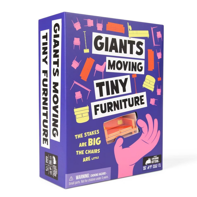 Giants Moving Tiny Furniture