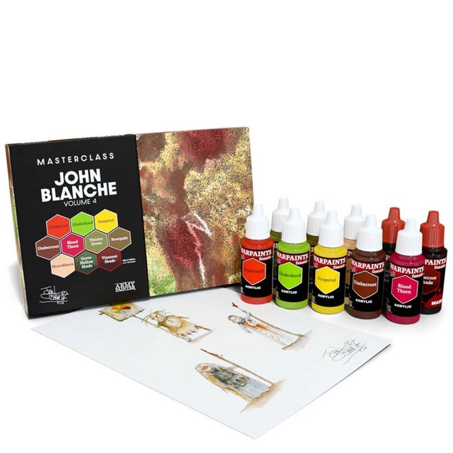 The Army Painter: Warpaints Fanatic - Masterclass Set: John Blanche Volume 4 - 10 Colours