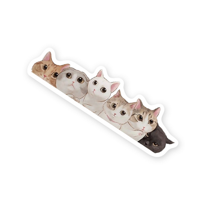 StickerYou Waterproof Vinyl Sticker - Cat Squad