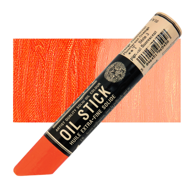 Sennelier Extra-Fine Oil Stick 38ml - 1.28 fl oz - S3 - 648 - Fluorescent Orange