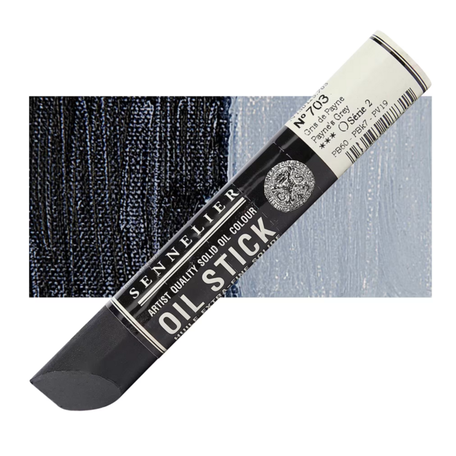 Sennelier Extra-Fine Oil Stick 38ml - 1.28 fl oz - S2 - 703 - Payne's Grey