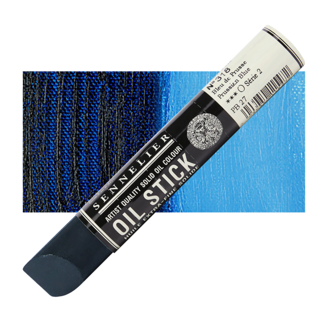 Sennelier Extra-Fine Oil Stick 38ml - 1.28 fl oz - S2 - 318 - Prussian Blue