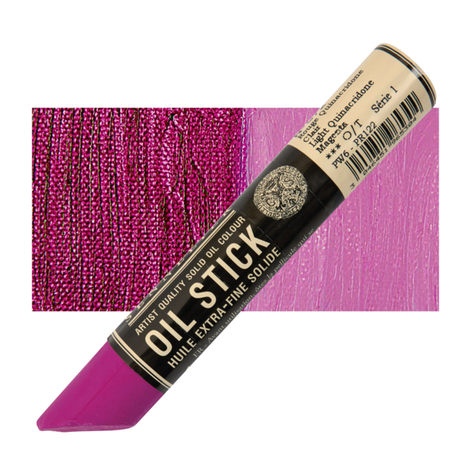 Sennelier Extra-Fine Oil Stick 38ml - 1.28 fl oz - S1 - 672: Light Quinacridone Magenta