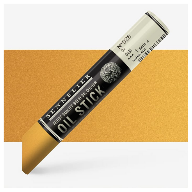 Sennelier Extra-Fine Oil Stick 38ml - 1.28 fl oz - S2 - 028 - Gold